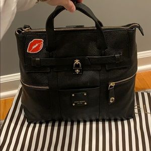 Henri Bendel leather jetsetter backpack